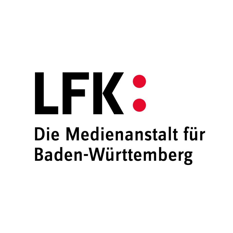 Logo für LFK, Die Medienanstalt für Baden-Württemberg.
